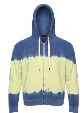 ATM ANTHONY THOMAS MELILLO Cotton French Terry Two-tone Dip-dyed Hoodie Medium.